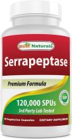 Serrapeptase 120000 SPUs 90 Cápsulas serrapeptasa