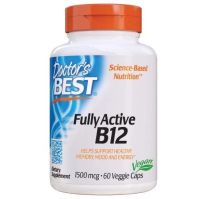 B12 totalmente activo de 1500 mcg, sin OMG, vegano, sin gluten, apoya la memoria saludable, el estado de ánimo y la circulación, 60 unidades